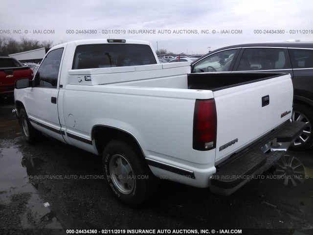 1GTEC14W0TZ508552 - 1996 GMC SIERRA C1500 WHITE photo 3