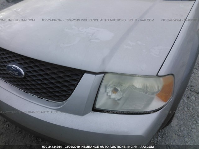 1FMZK02146GA51472 - 2006 FORD FREESTYLE SEL GRAY photo 6