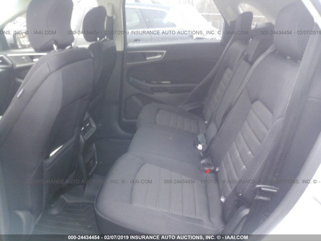 2FMPK4J85HBC40140 - 2017 FORD EDGE SEL SILVER photo 8