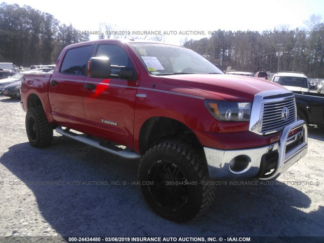 5TFEM5F19BX022161 - 2011 TOYOTA TUNDRA RED photo 1