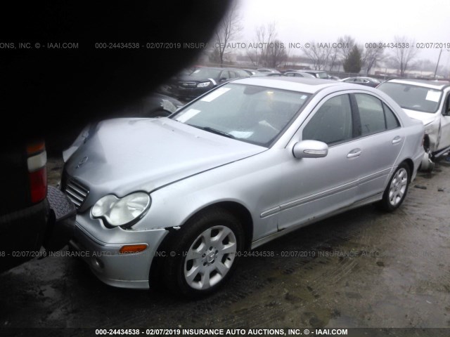 WDBRF92H46F760157 - 2006 MERCEDES-BENZ C GENERATION 2006 280 4MATIC SILVER photo 2