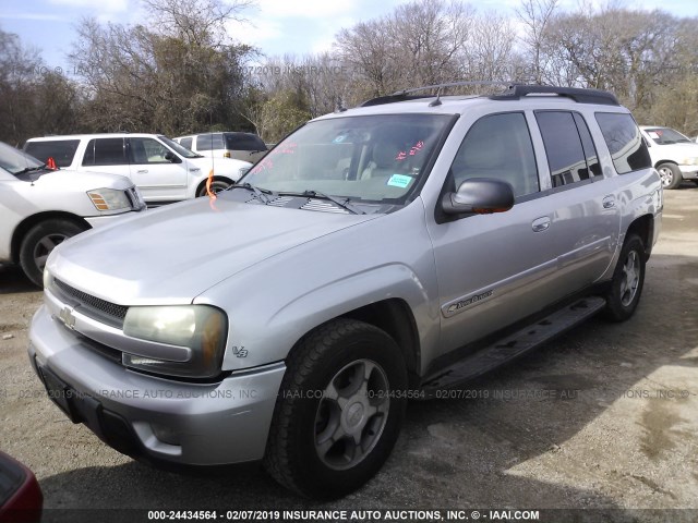 1GNES16P146203354 - 2004 CHEVROLET TRAILBLAZER EXT LS/EXT LT SILVER photo 2