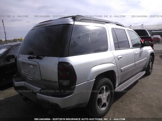 1GNES16P146203354 - 2004 CHEVROLET TRAILBLAZER EXT LS/EXT LT SILVER photo 4