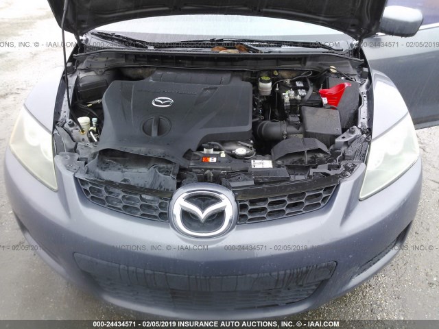 JM3ER293480205585 - 2008 MAZDA CX-7 GRAY photo 10