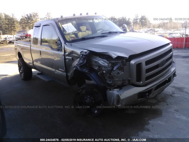 1FTWX31P67EA28286 - 2007 FORD F350 SRW SUPER DUTY GRAY photo 1