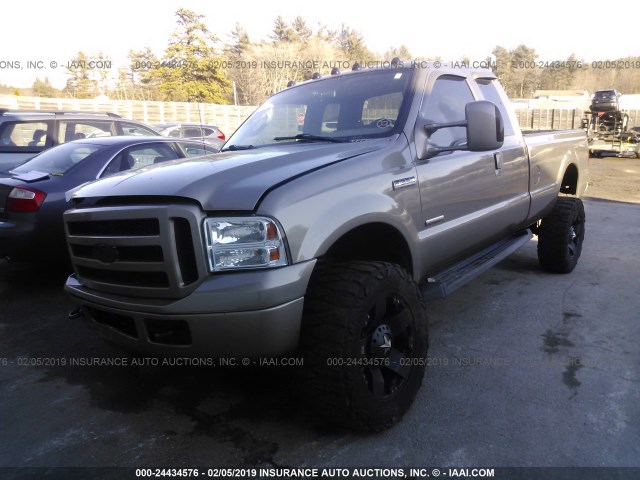 1FTWX31P67EA28286 - 2007 FORD F350 SRW SUPER DUTY GRAY photo 2