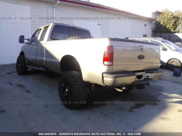 1FTWX31P67EA28286 - 2007 FORD F350 SRW SUPER DUTY GRAY photo 3