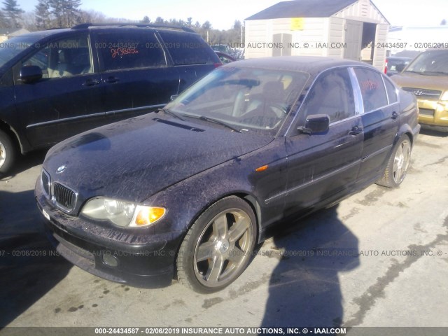 WBAEV53463KM30401 - 2003 BMW 330 I Dark Blue photo 2