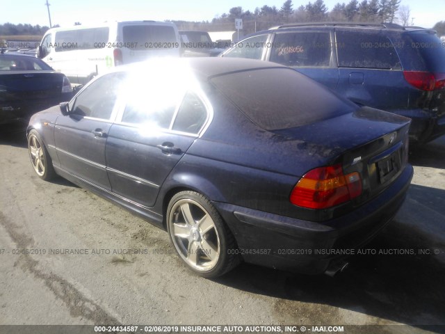 WBAEV53463KM30401 - 2003 BMW 330 I Dark Blue photo 3