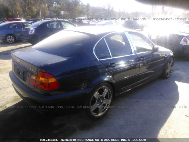WBAEV53463KM30401 - 2003 BMW 330 I Dark Blue photo 4