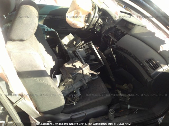 1HGCS1B30CA009933 - 2012 HONDA ACCORD LX BLACK photo 5