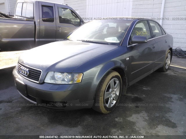 WAULT68E12A215940 - 2002 AUDI A4 3.0 QUATTRO GRAY photo 2