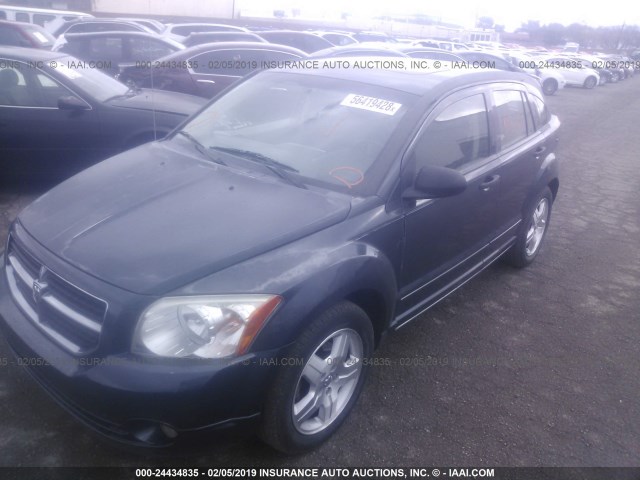 1B3HB48B87D520462 - 2007 DODGE CALIBER SXT BLACK photo 2