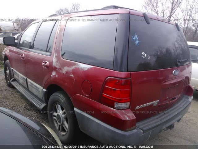 1FMPU15L23LB17959 - 2003 FORD EXPEDITION XLT RED photo 3