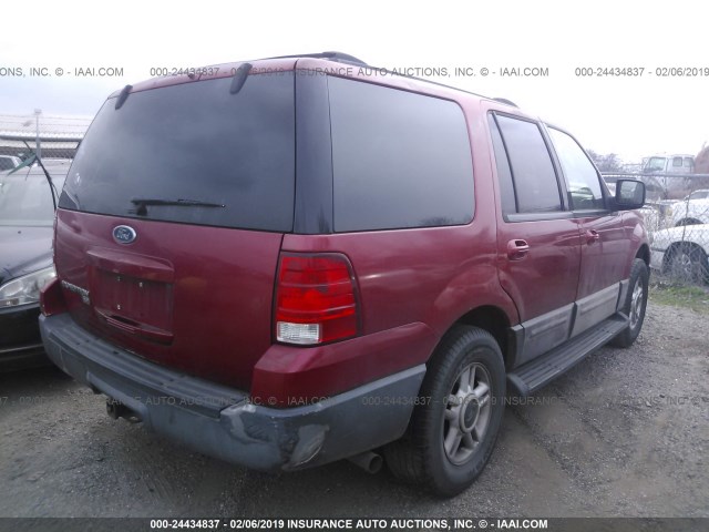 1FMPU15L23LB17959 - 2003 FORD EXPEDITION XLT RED photo 4