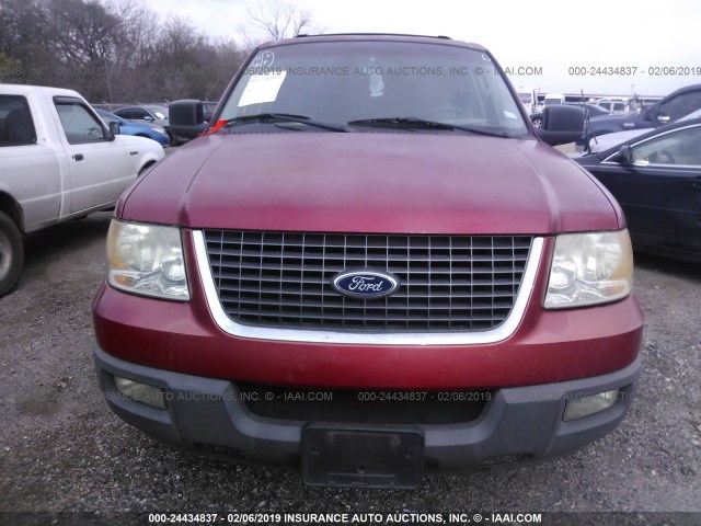 1FMPU15L23LB17959 - 2003 FORD EXPEDITION XLT RED photo 6