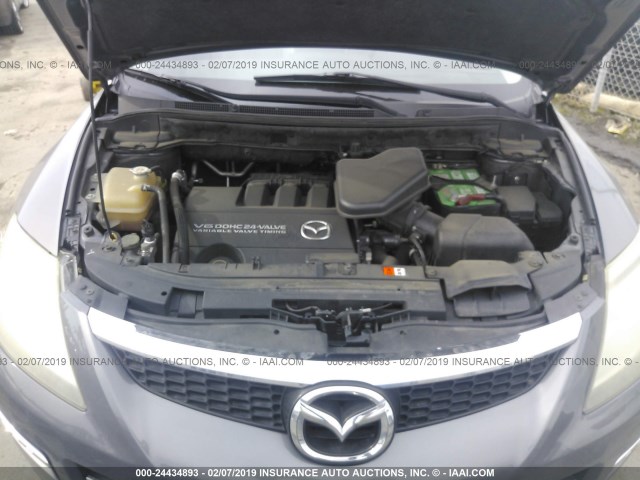 JM3TB38V580144767 - 2008 MAZDA CX-9 GRAY photo 10