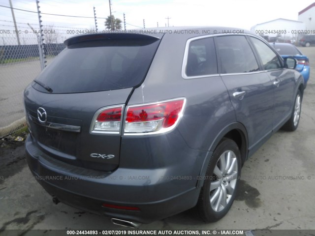 JM3TB38V580144767 - 2008 MAZDA CX-9 GRAY photo 4