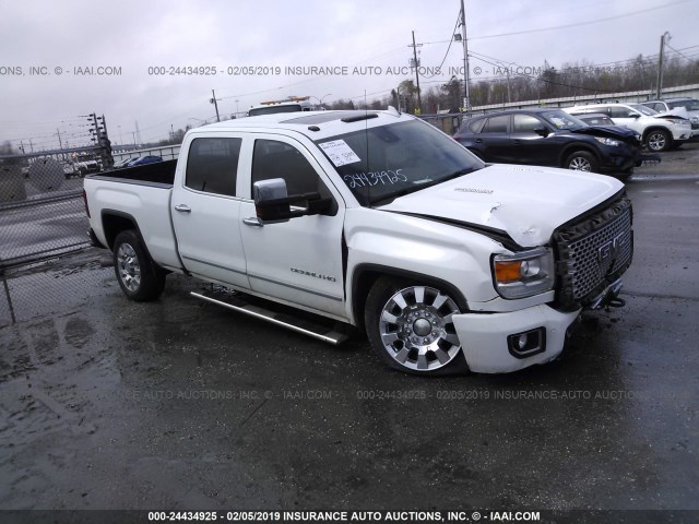 1GT12UE83GF130401 - 2016 GMC SIERRA K2500 DENALI WHITE photo 1