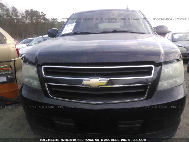 1GNFK13598R218387 - 2008 CHEVROLET TAHOE K1500 HYBRID BLACK photo 6