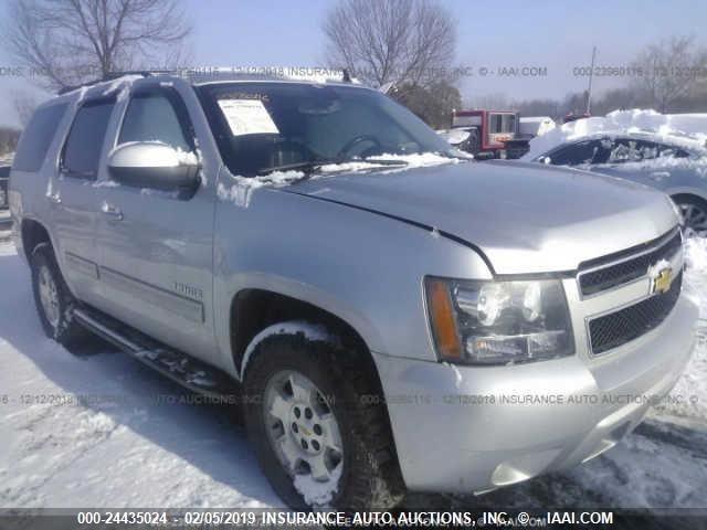 1GNSKBE07BR208681 - 2011 CHEVROLET TAHOE K1500 LT SILVER photo 1