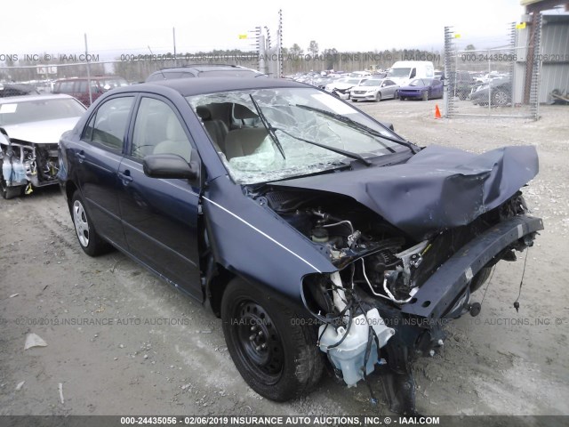 1NXBR32E05Z555843 - 2005 TOYOTA COROLLA BLUE photo 1