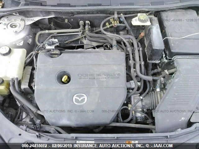 JM1BK32F691205450 - 2009 MAZDA 3 I SILVER photo 10