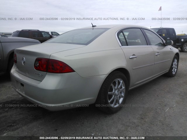 1G4HD57228U127943 - 2008 BUICK LUCERNE CXL BEIGE photo 4