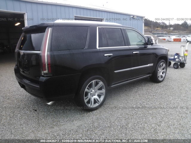 1GYS3NKJ7FR703838 - 2015 CADILLAC ESCALADE BLACK photo 4