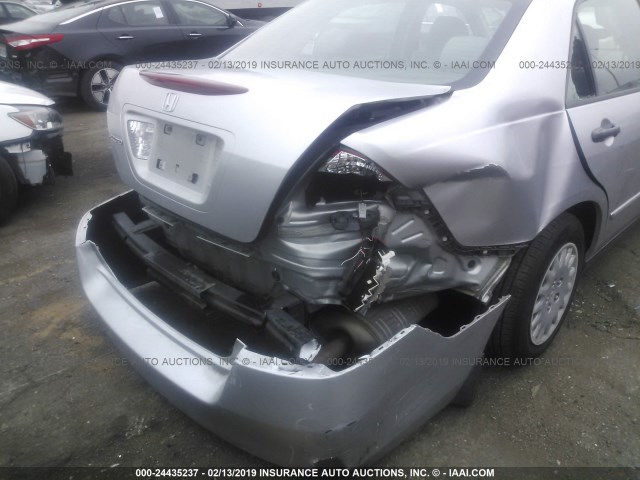 JHMCM56167C000722 - 2007 HONDA ACCORD VALUE SILVER photo 6