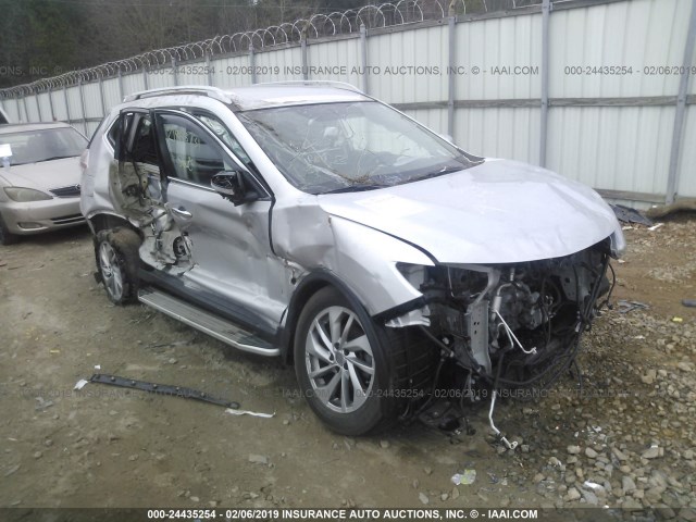 5N1AT2MV1FC775827 - 2015 NISSAN ROGUE S/SL/SV SILVER photo 1