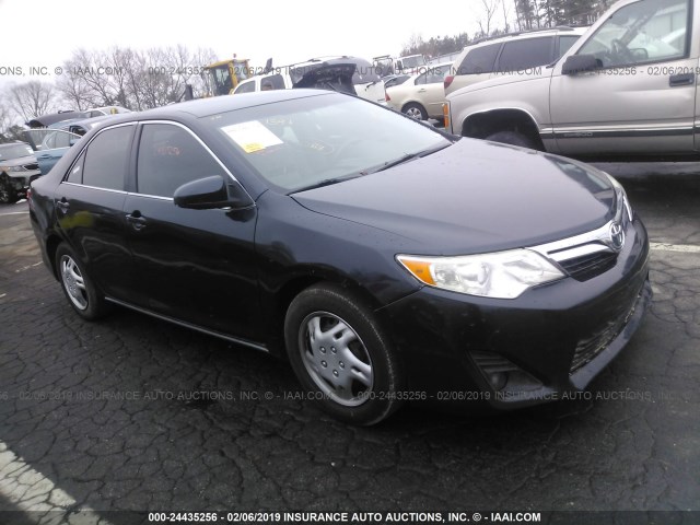 4T4BF1FK3CR169563 - 2012 TOYOTA CAMRY SE/LE/XLE BLACK photo 1