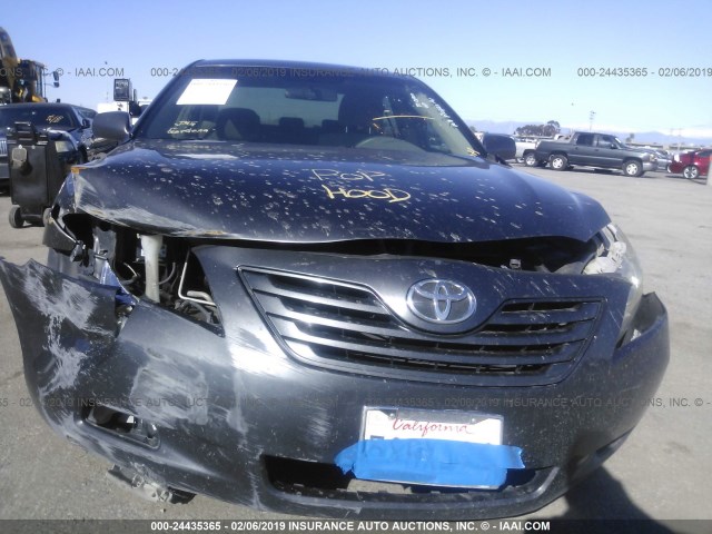 4T1BE46K47U508318 - 2007 TOYOTA CAMRY NEW GENERAT CE/LE/XLE/SE GRAY photo 6