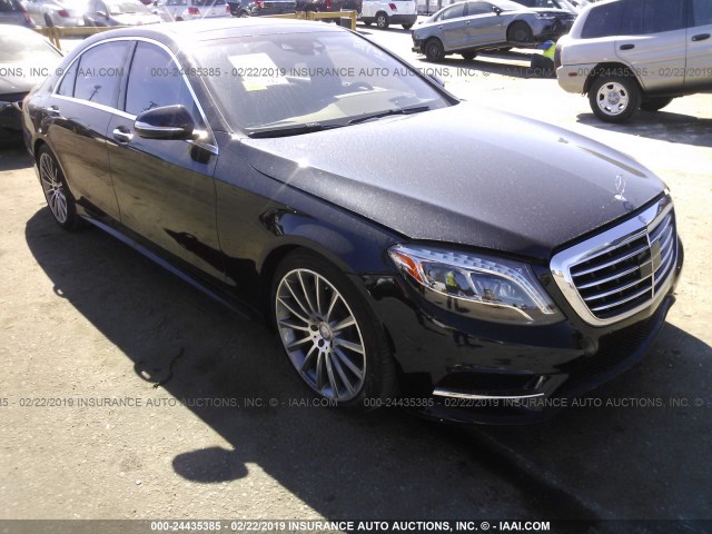 WDDUG8CB5FA098766 - 2015 MERCEDES-BENZ S 550 BLACK photo 1