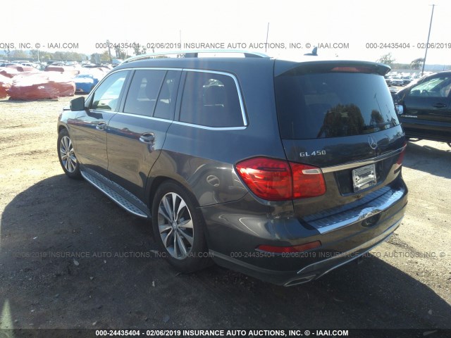 4JGDF7CE5DA224196 - 2013 MERCEDES-BENZ GL 450 4MATIC GRAY photo 3