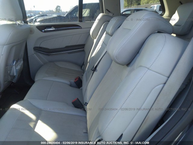 4JGDF7CE5DA224196 - 2013 MERCEDES-BENZ GL 450 4MATIC GRAY photo 8