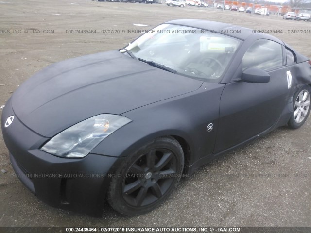 JN1AZ34D95M601340 - 2005 NISSAN 350Z COUPE BLACK photo 2