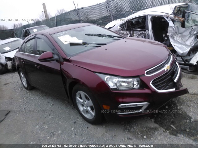 1G1PE5SB1G7179543 - 2016 CHEVROLET CRUZE LIMITED LT RED photo 1