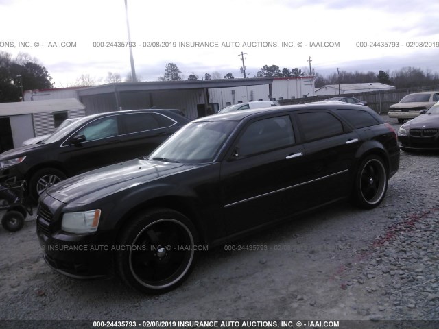 2D4FV47T18H147277 - 2008 DODGE MAGNUM BLACK photo 2