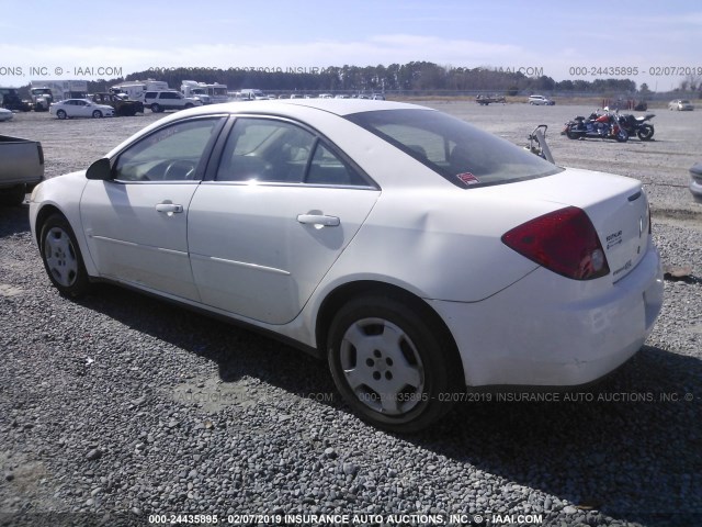 1G2ZF57B784244103 - 2008 PONTIAC G6 VALUE LEADER/BASE WHITE photo 3