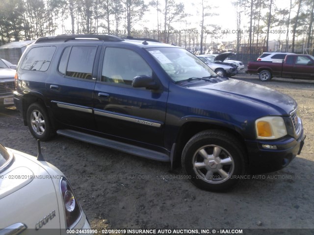 1GKET16S046124840 - 2004 GMC ENVOY XL BLUE photo 1