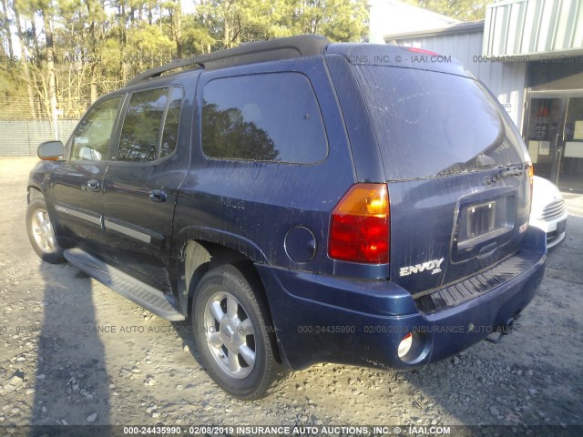 1GKET16S046124840 - 2004 GMC ENVOY XL BLUE photo 3