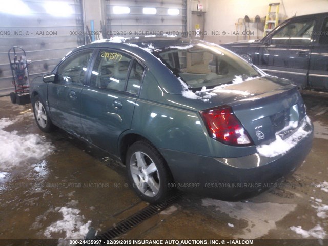 1G8AL58B66Z147338 - 2006 SATURN ION LEVEL 3 GREEN photo 3