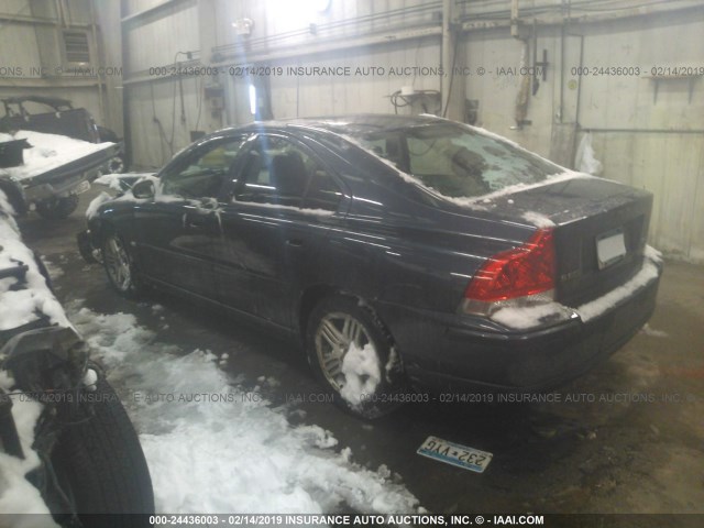 YV1RS592662554380 - 2006 VOLVO S60 2.5T BLUE photo 3