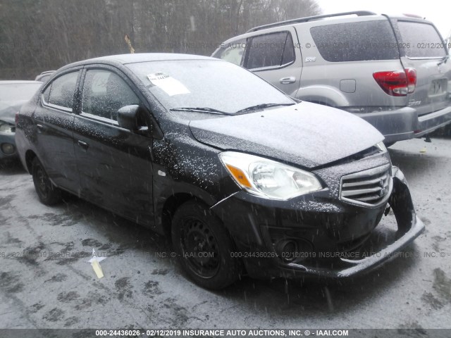 ML32F3FJXHH001407 - 2017 MITSUBISHI MIRAGE G4 ES Қара фото 1