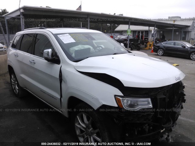 1C4RJFJGXEC386774 - 2014 JEEP GRAND CHEROKEE SUMMIT WHITE photo 1