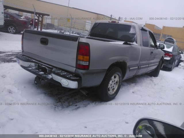 2GCEC19V4Y1107442 - 2000 CHEVROLET SILVERADO C1500 TAN photo 4