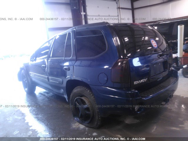 1GKDS13SX42254876 - 2004 GMC ENVOY BLUE photo 3