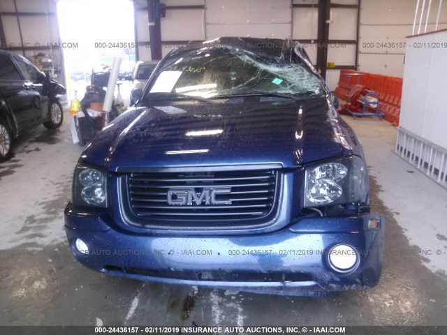 1GKDS13SX42254876 - 2004 GMC ENVOY BLUE photo 6