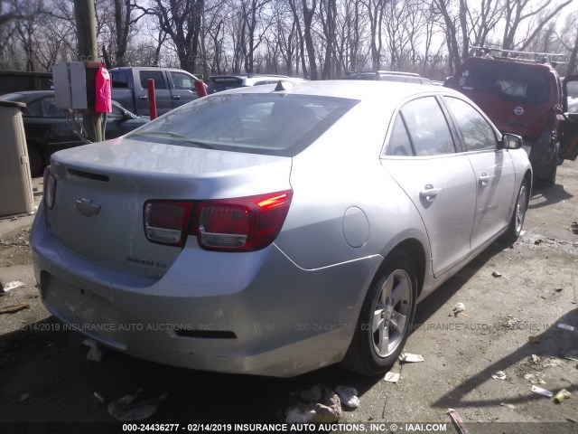 1G11B5SL1EF280608 - 2014 CHEVROLET MALIBU LS SILVER photo 4
